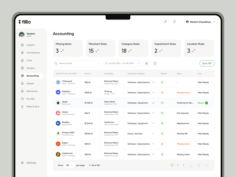 Accounting App